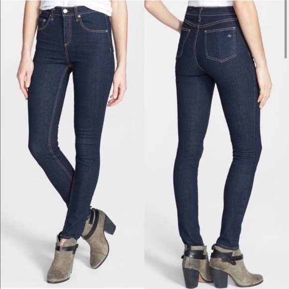 rag & bone Denim - rag & bone High Rise Skinny Jeans Size 28